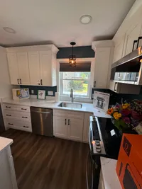 Full kitchen plumbing rough-in and finish