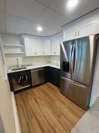 Kitchen renovation sink installation