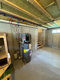 RUUD water heater installed